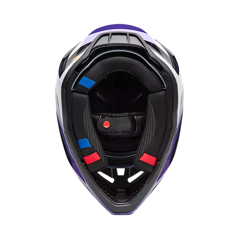 FOX V3 RS CARBON GRID BLACK / PURPLE