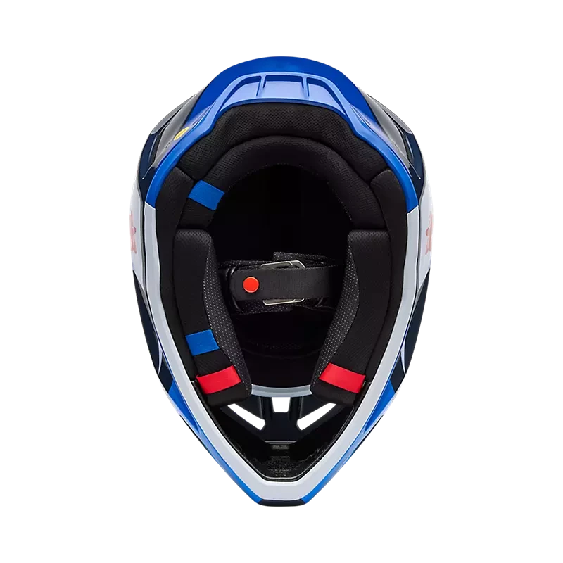 FOX V3 FADE WHITE / BLUE