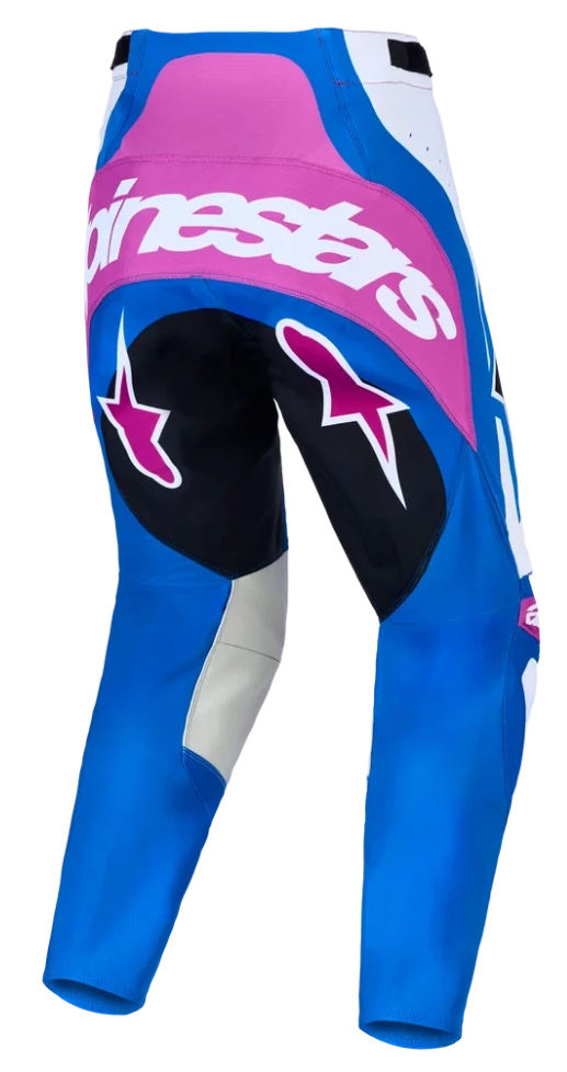 ALPINESTARS TECHSTAR MAVEN WHITE / HOT CORAL / BLITHE BLUE PANTS