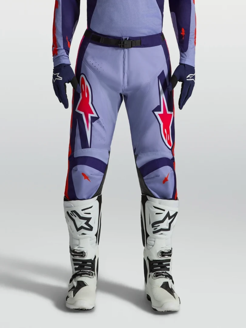 ALPINESTARS RACER AIR HUNT LIGHT VIOLET / DEEP PURPLE / PINK FLUO PANTS