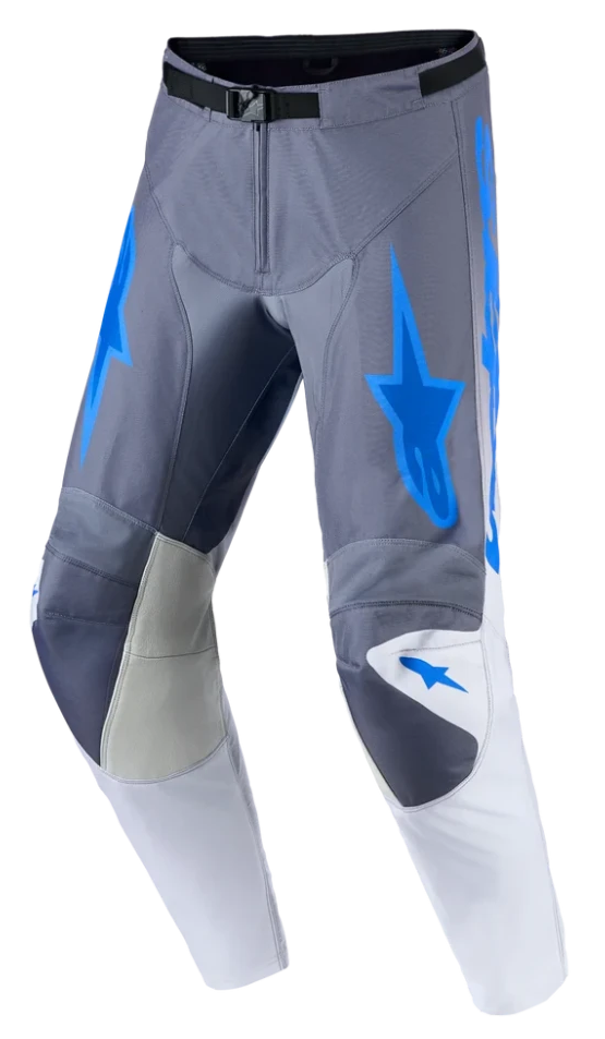 ALPINESTARS RACER AMBER ASH GRAY / LIGHT LILAC / UCLA BLUE PANTS