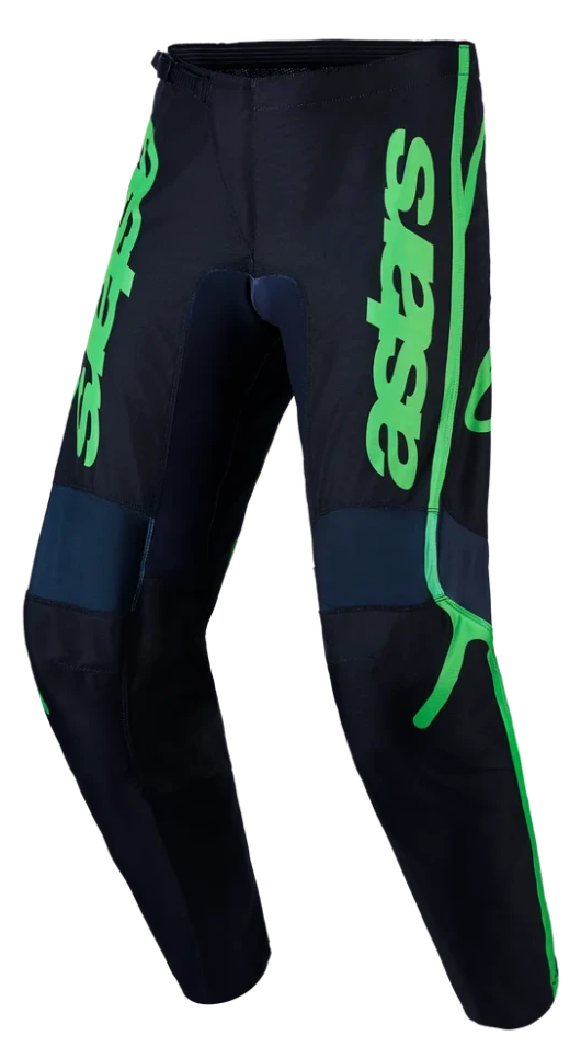 ALPINESTARS FLUID APEX V2 BLACK / GREEN FLUO PANTS