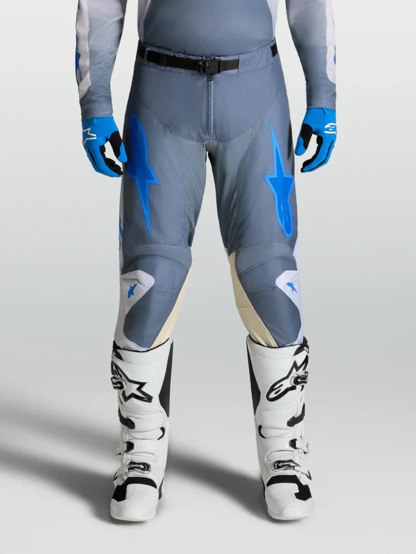 ALPINESTARS RACER AMBER ASH GRAY / LIGHT LILAC / UCLA BLUE PANTS