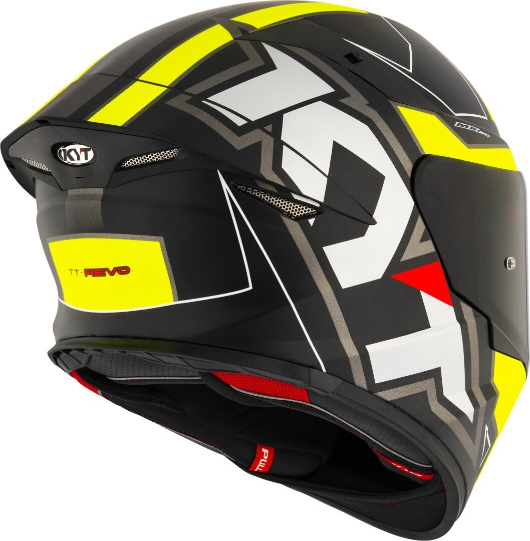 Kyt TT-Revo Electron Matt Black / Yellow