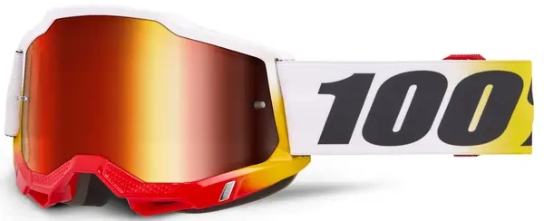 100% ACCURI 2 TORKEN MIRROR RED LENS GOGGLE