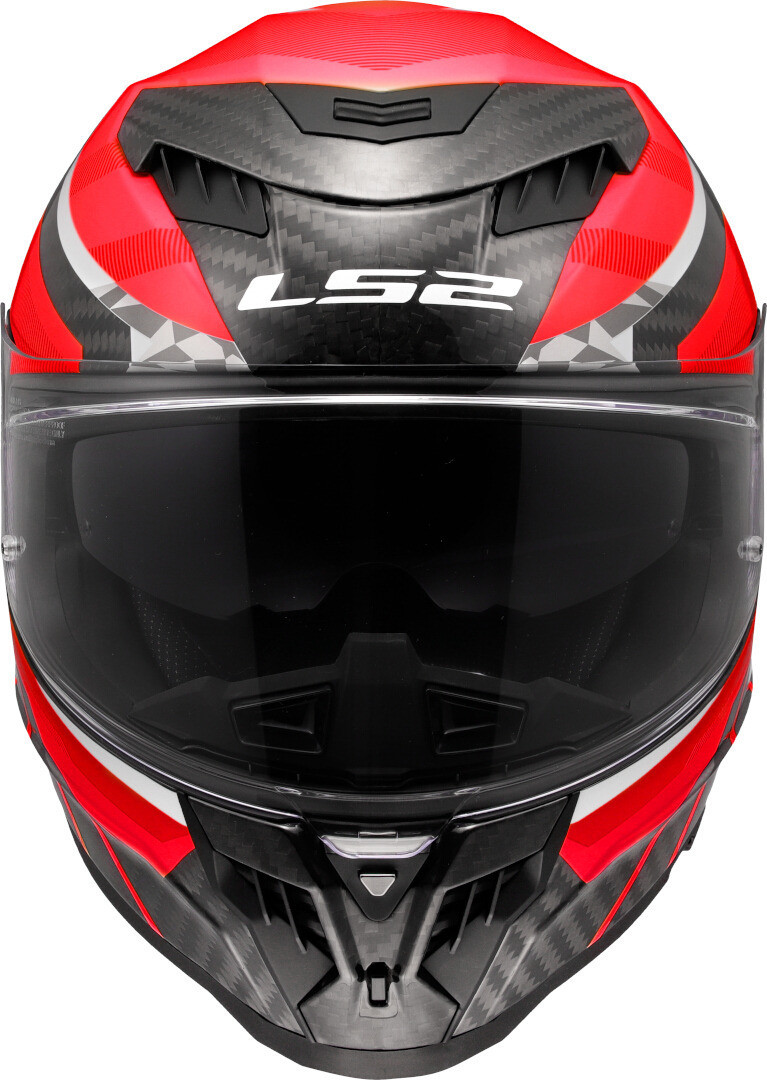 LS2 FF807 Dragon Trax Gloss Red