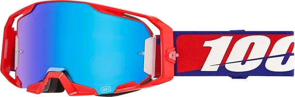 100% ARMATIC BEST MIRROR BLUE LENS GOGGLE