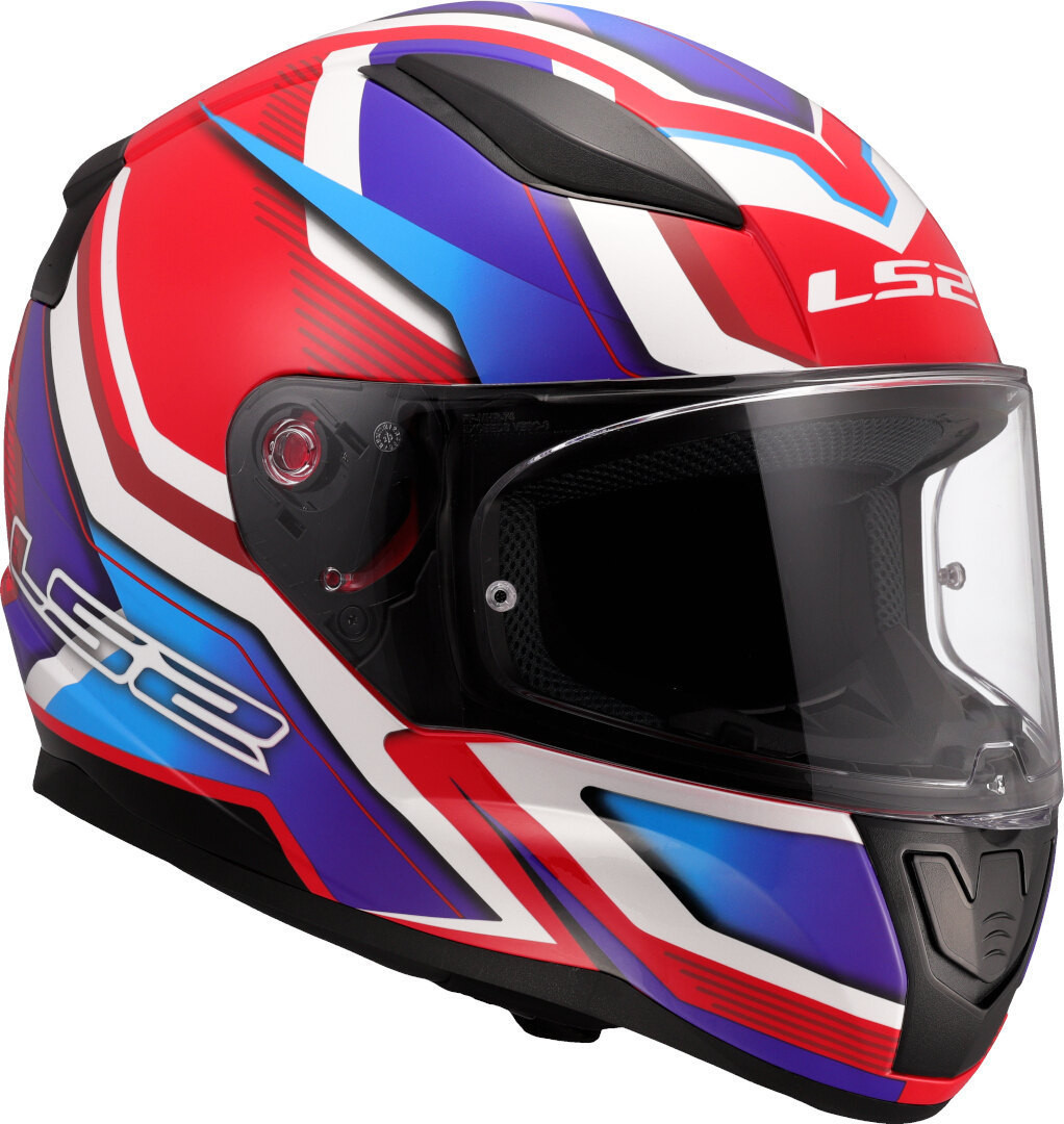 LS2 FF353 Rapid 2 Flitz Gloss White Blue Red