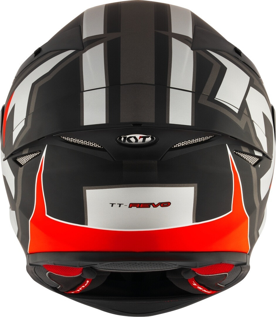Kyt TT-Revo Electron Matt Grey / Red