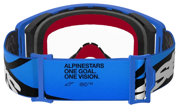 ALPINESTARS SUPERTECH BLUE CLEAR LENS GOGGLES