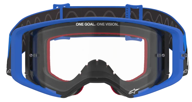 ALPINESTARS SUPERTECH BLUE CLEAR LENS GOGGLES