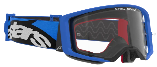 ALPINESTARS SUPERTECH BLUE CLEAR LENS GOGGLES