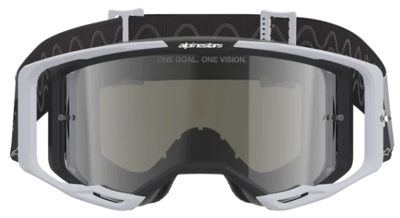 ALPINESTARS VIISON 8 LAHND IRON CAMO MIRROR SILVER LENS GOGGLES