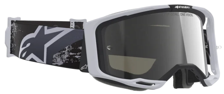 ALPINESTARS VIISON 8 LAHND IRON CAMO MIRROR SILVER LENS GOGGLES