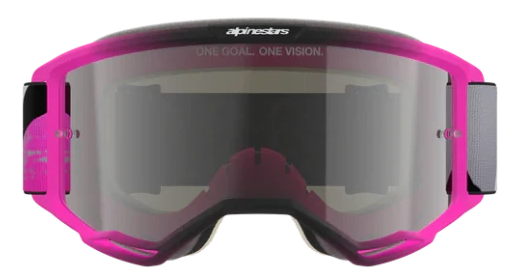 ALPINESTARS VISION 5 LAHND IRON PINK FLUO MIRROR SILVER GOGGLES