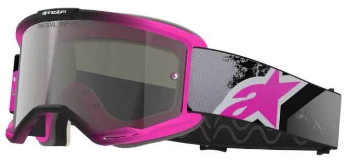 ALPINESTARS VISION 5 LAHND IRON PINK FLUO MIRROR SILVER GOGGLES