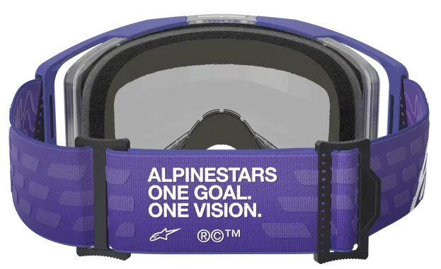 ALPINESTARS VISION 8 CORP PURPLE MIRROR BLUE LENS GOGGLES