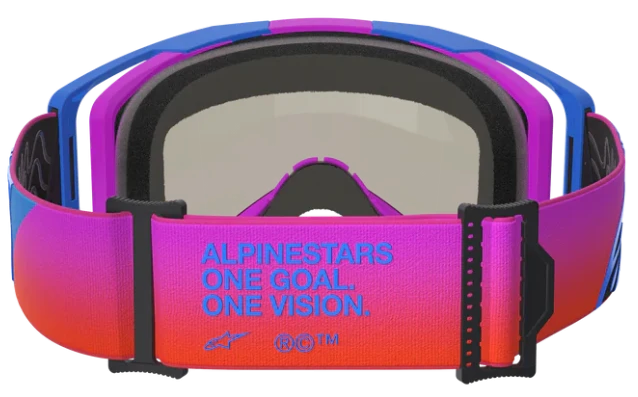 ALPINESTARS VISION 8 CORP ORANGE MIRROR RED LENS GOGGLES