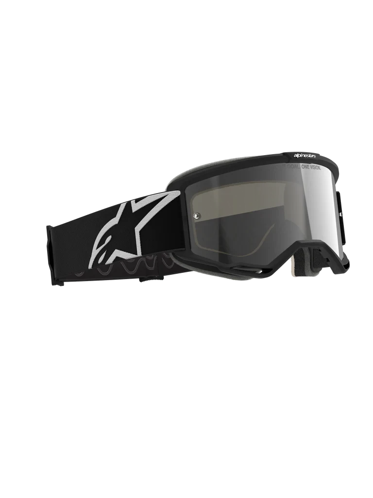 ALPINESTARS VIISON 5 CORP BLACK MIRROR SILVER LENS GOGGLES