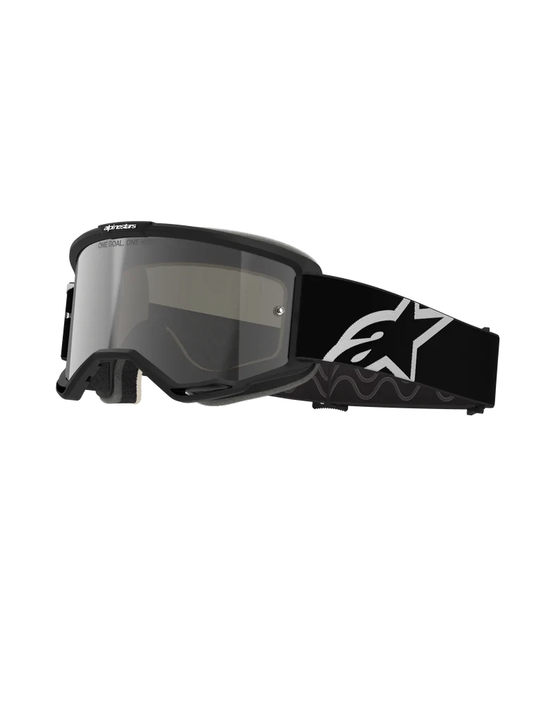 ALPINESTARS VIISON 5 CORP BLACK MIRROR SILVER LENS GOGGLES