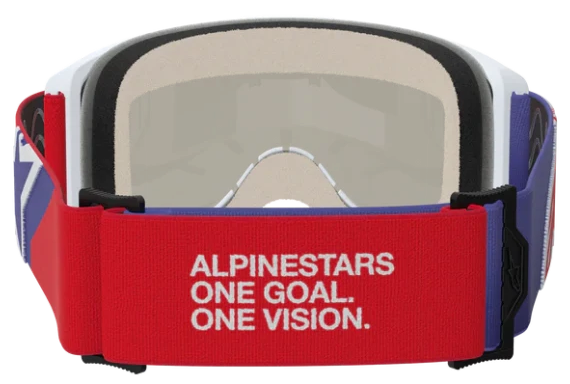 ALPINESTARS VISION 5 CORP RED PURPLE MIRROR RED LENS GOGGLES