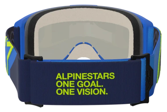 ALPINESTARS VISION 5 CORP BLUE YELLOW FLUO MIRROR BLUE LENS GOGGLES