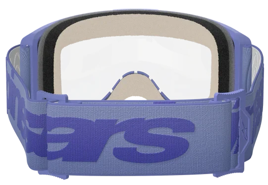 ALPINESTARS VISION 5 WORDMARK PURPLE CLEAR LENS GOGGLES
