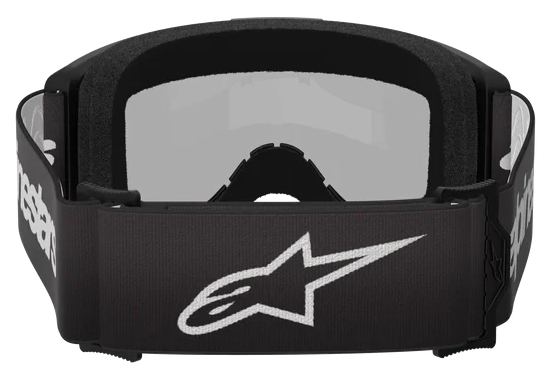 ALPINESTARS VISION 3 WORDMARK BLACK MIRROR SILVER LENS GOGGLES