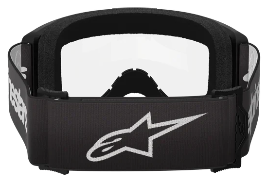 ALPINESTARS VISION 3 WORDMARK BLACK CLEAR LENS GOGGLES