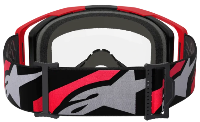 ALPINESTARS VISION 8 LUAR RED BLACK CLEAR LENS GOGGLES
