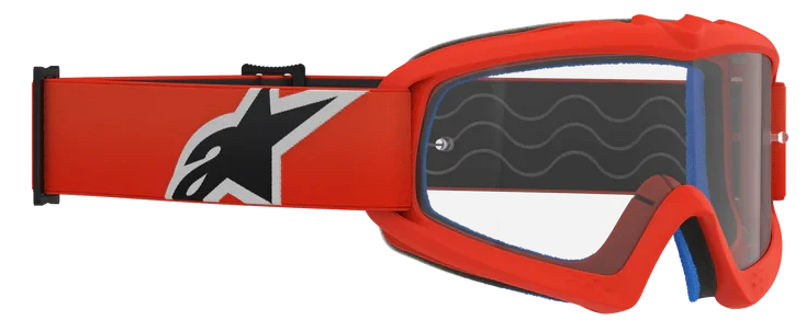 ALPINESTARS YOUTH VISION CORP ORANGE CLEAR LENS GOGGLES