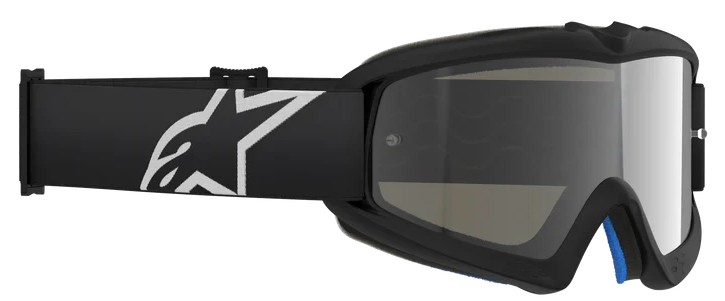 ALPINESTARS YOUTH VISION CORP BLACK MIRROR SILVER LENS GOGGLES