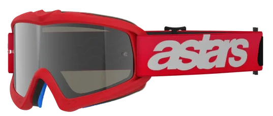 ALPINESTARS YOUTH VISION BLAZE RED MIRROR SILVER LENS GOGGLES