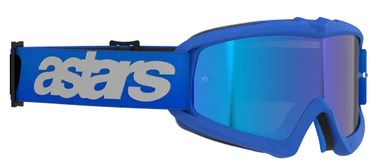 ALPINESTARS YOUTH VISION BLAZE BLUE MIRROR BLUE LENS GOGGLES