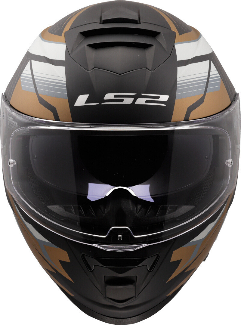 LS2 FF800 Storm 2 Tracker Matt Black Gold