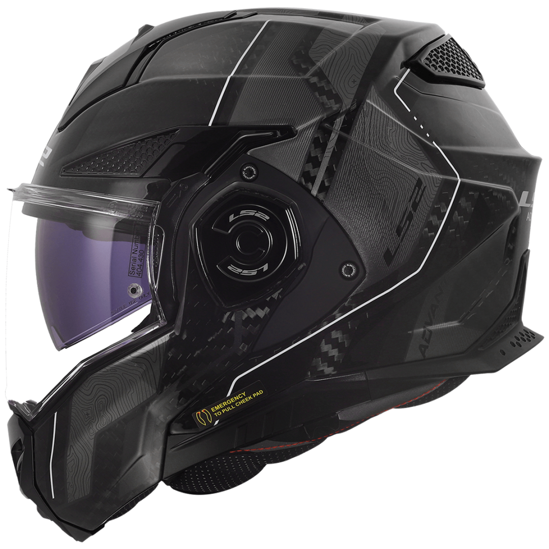 LS2 FF901 ADVANT X CARBON DYNAMIC GREY