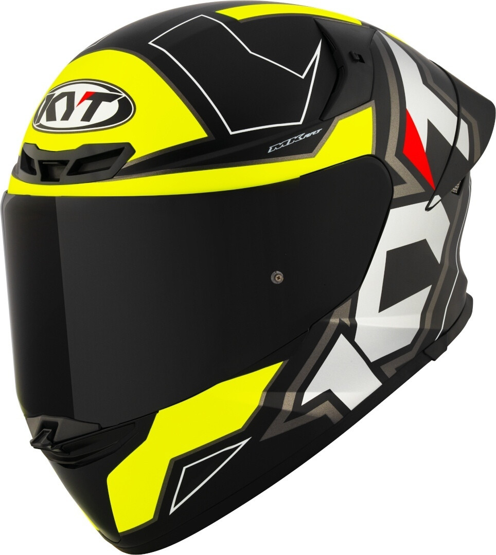 Kyt TT-Revo Electron Matt Black / Yellow