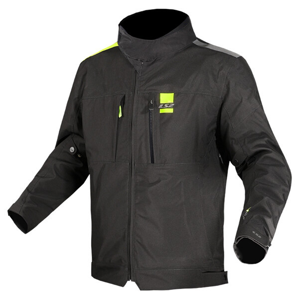 LS2 TITANIUM WOMAN BLACK / YELLOW JACKET