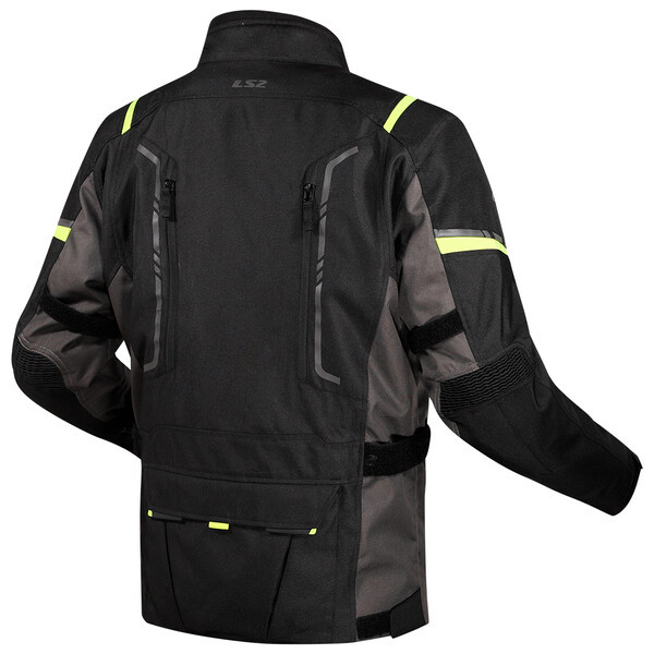 LS2 NARVIK GREY / BLACK / YELLOW JACKET