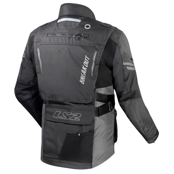 LS2 BREAKOUT BLACK SMOKE JACKET