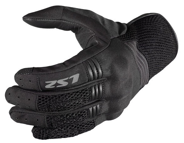 LS2 FLOW BLACK WOMAN GLOVES