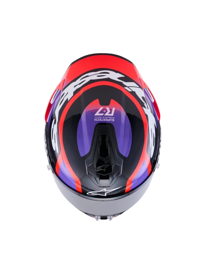 ALPINESTARS S-R7 LUMEN BLACK / PURPLE / RED FLUO / WHITE