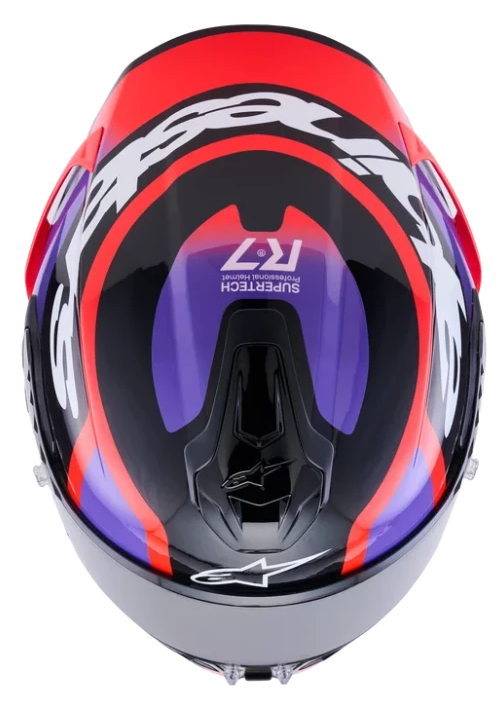 ALPINESTARS S-R7 LUMEN BLACK / PURPLE / RED FLUO / WHITE