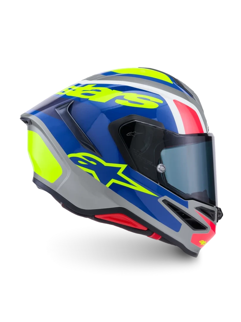 ALPINESTARS S-R7 LUMEN SILVER / BLACK / PINK / YELLOW FLUO