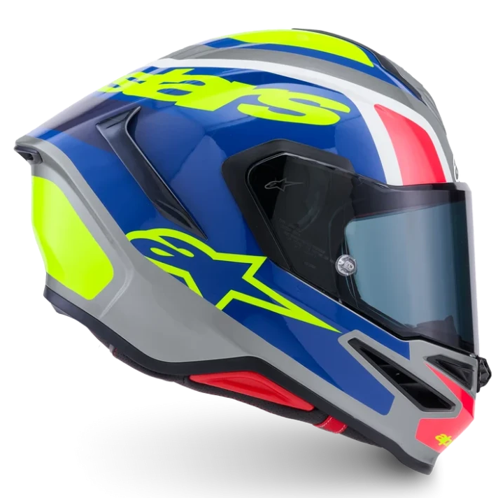 ALPINESTARS S-R7 LUMEN SILVER / BLACK / PINK / YELLOW FLUO