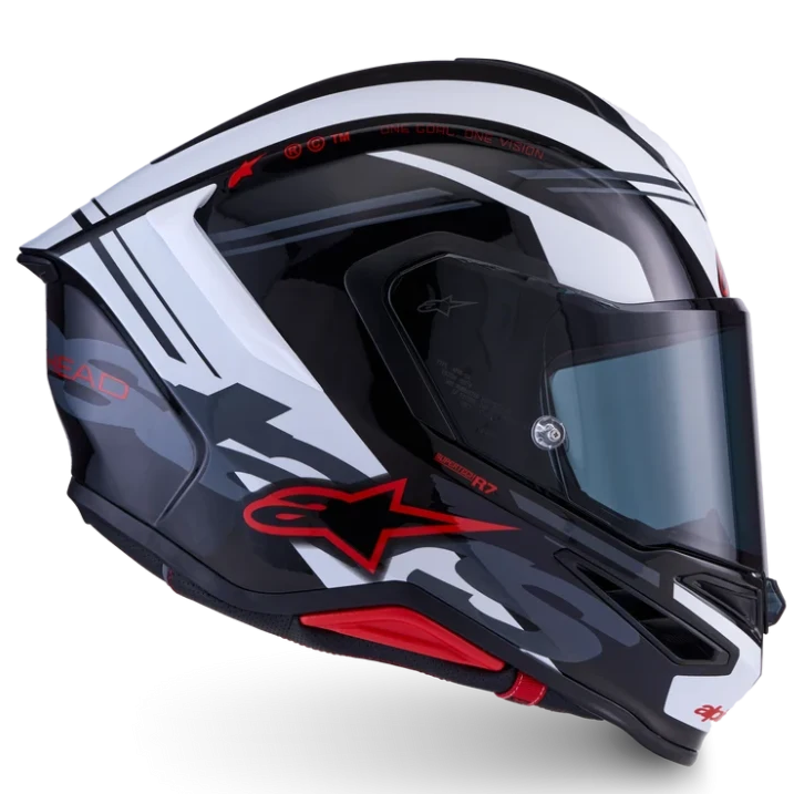 ALPINESTARS S-R7 A-CORE BLACK / WHITE / RED