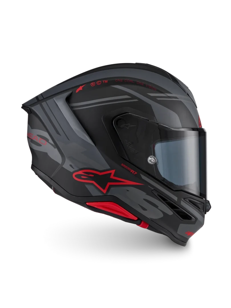 ALPINESTARS S-R7 A-CORE BLACK / GREY / RED MATT