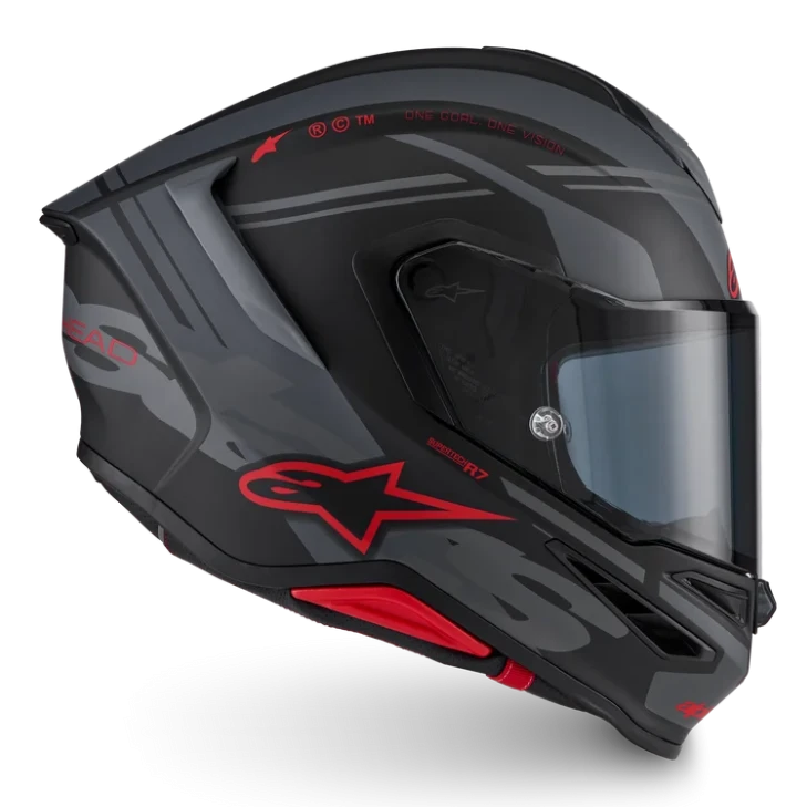 ALPINESTARS S-R7 A-CORE BLACK / GREY / RED MATT