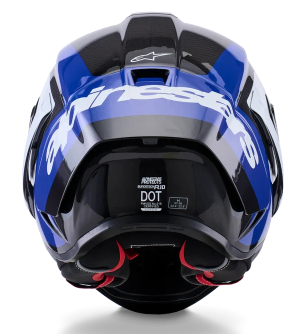 ALPINESTARS SUPERTECH R10 ARIUS BLACK / WHITE / BLUE