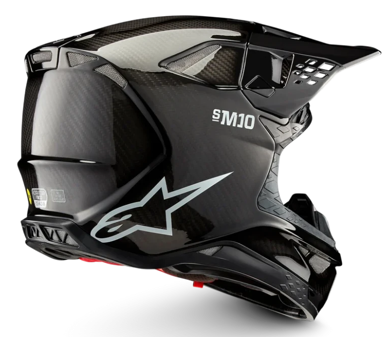ALPINESTARS SUPERTECH M10 BLACK GLOSSY CARBON
